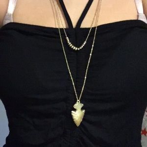 Gold Arrowhead Necklace